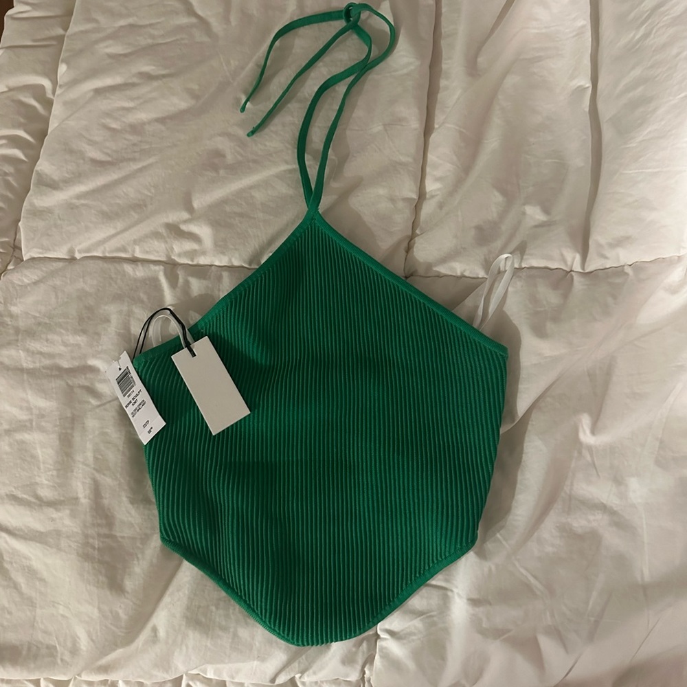 NWT Babaton Sculpt Knit scarf top